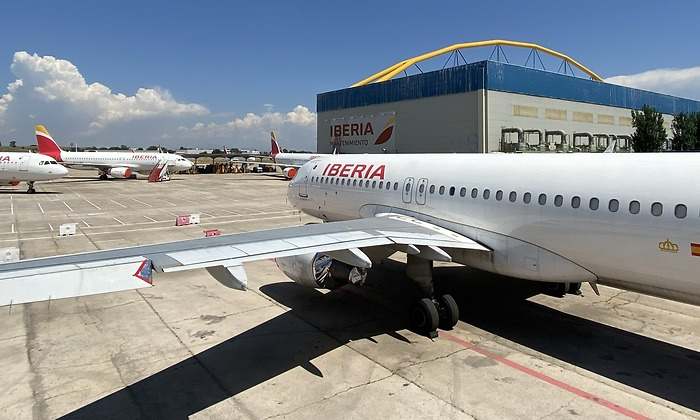 Instalaciones de Iberia en La Muñoza (Madrid).