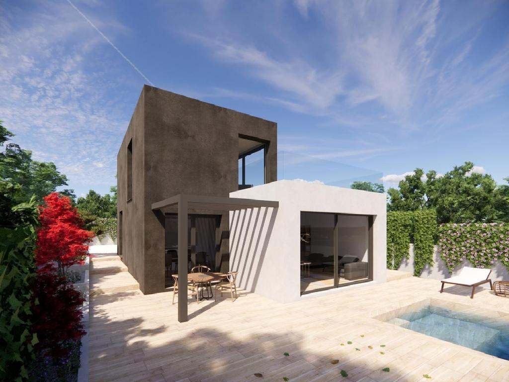 Cas con piscina comercializada por Altmaria 