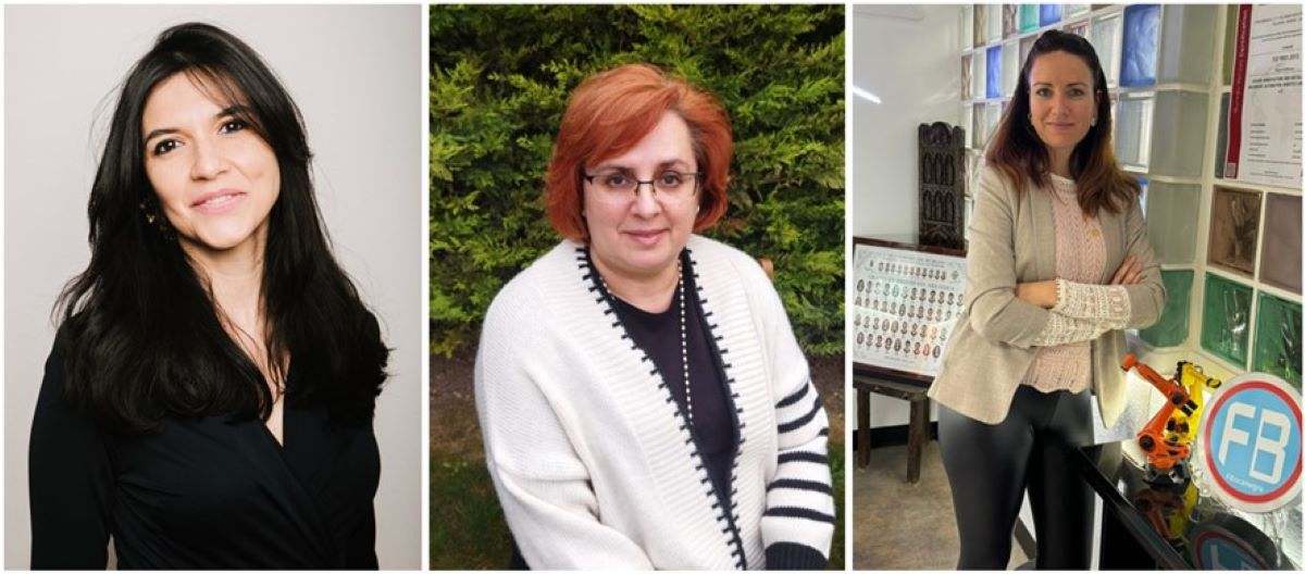 Almudena Ortiz, Rosa Hidalgo y Ana Bocanegra