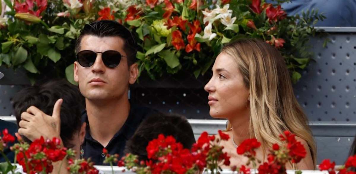 Morata y Alice Campello