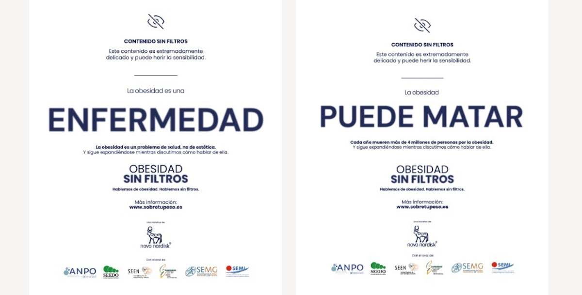 Campaña polémica de Novo Nordisk. Foto: Europa Press