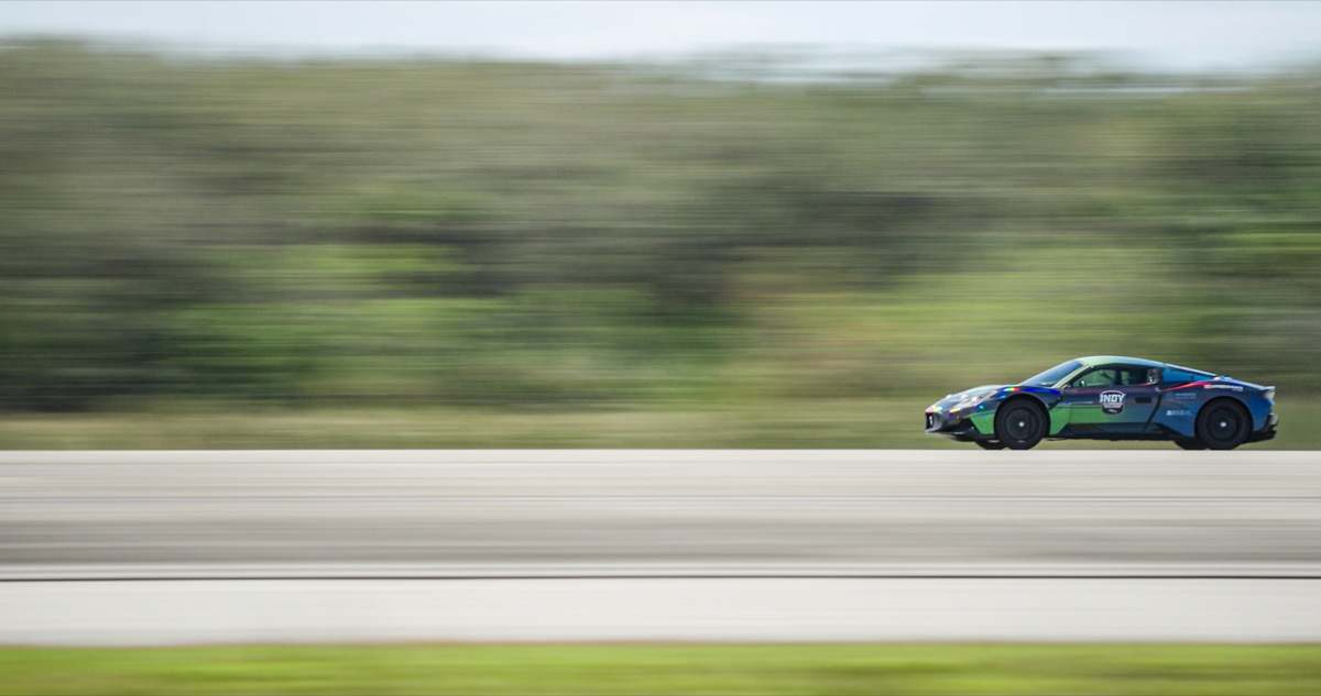 Record mundial de velocidad en coche autónomo