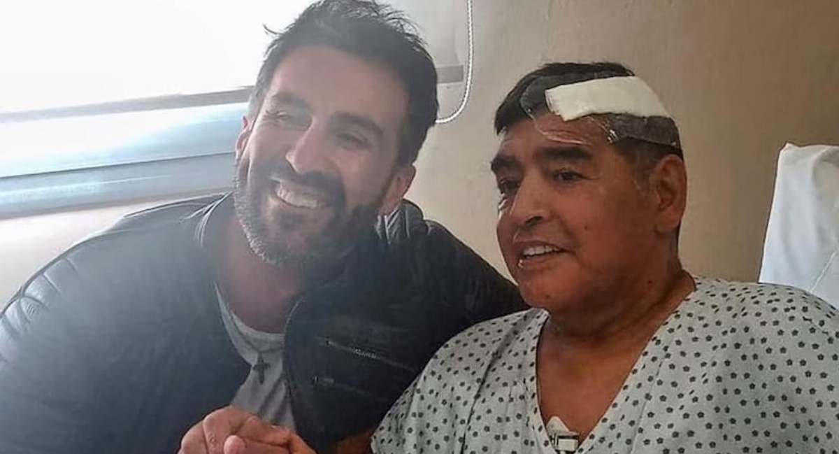 Maradona y su médico