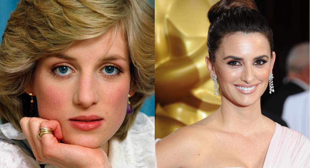 Lady Di y Penélope Cruz. Archivo y Dreamstime.