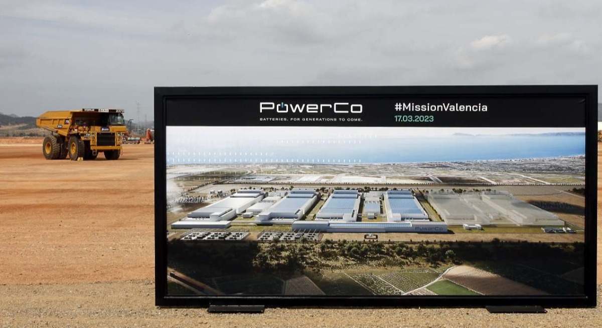 Terrenos en que se levanta la gigafactoría de Sagunto.