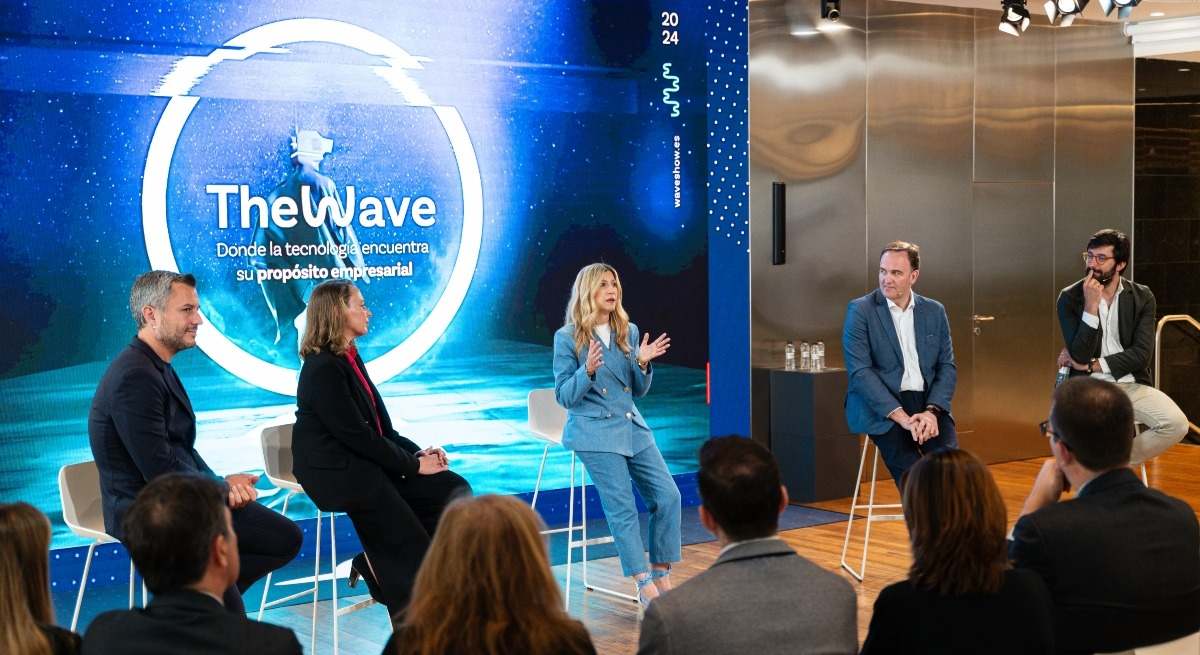 Evento presentación de "The Wave" celebrado en la Sala Xplora de Ibercaja