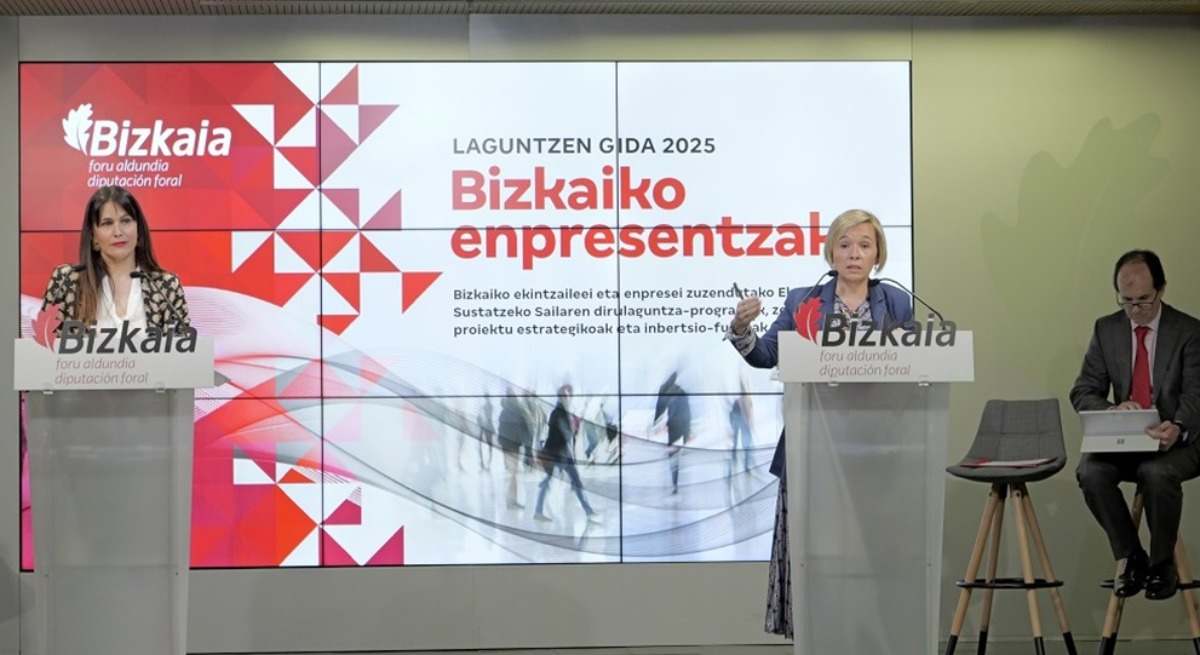 Presentación ayudas a la industria de Bizkaia.
