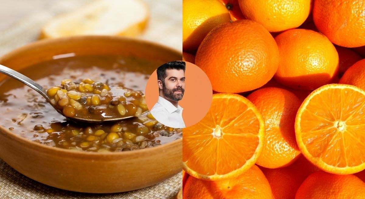 Lentejas y naranjas en una misma imagen, con Luis Zamora en el centro