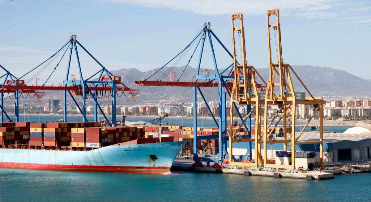 Los puertos andaluces son claves para la actividad exportadora. Álex Zea