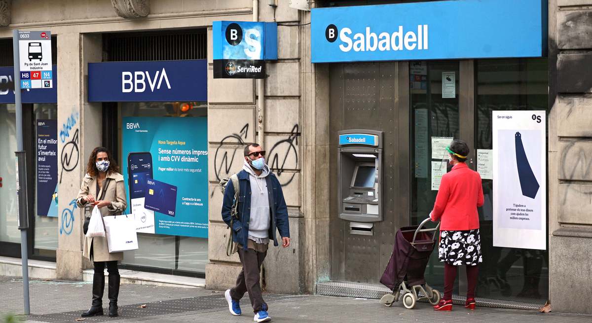 Una sucursal de Banco Sabadell.