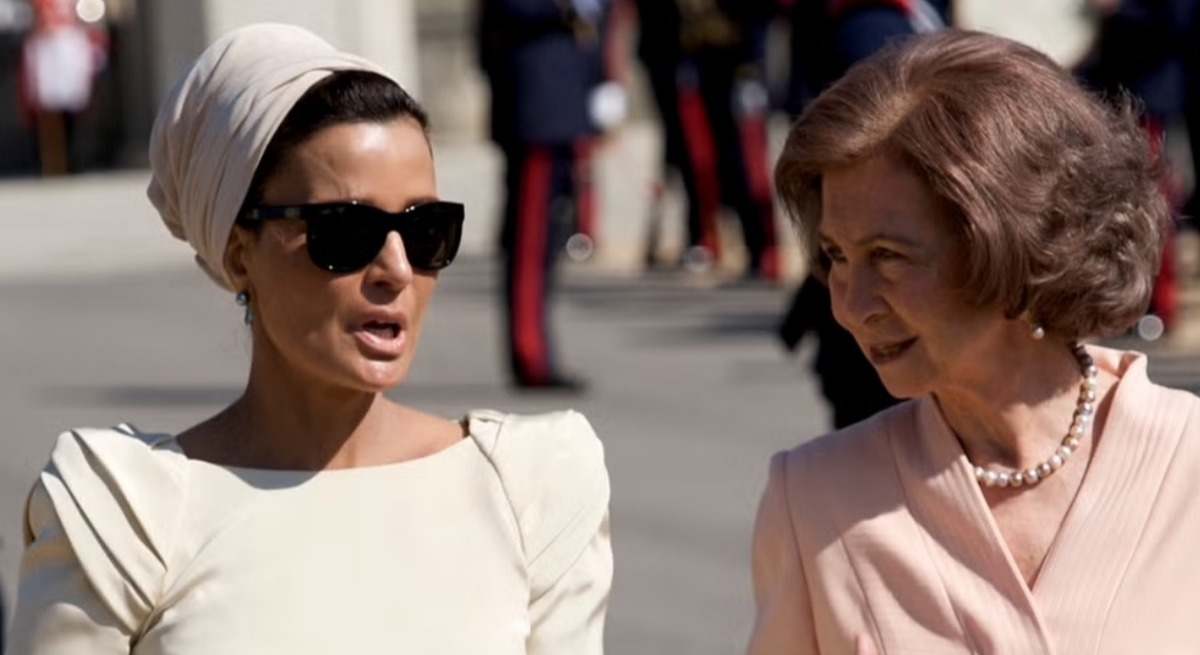 Sheikha Moza y la reina Sofía