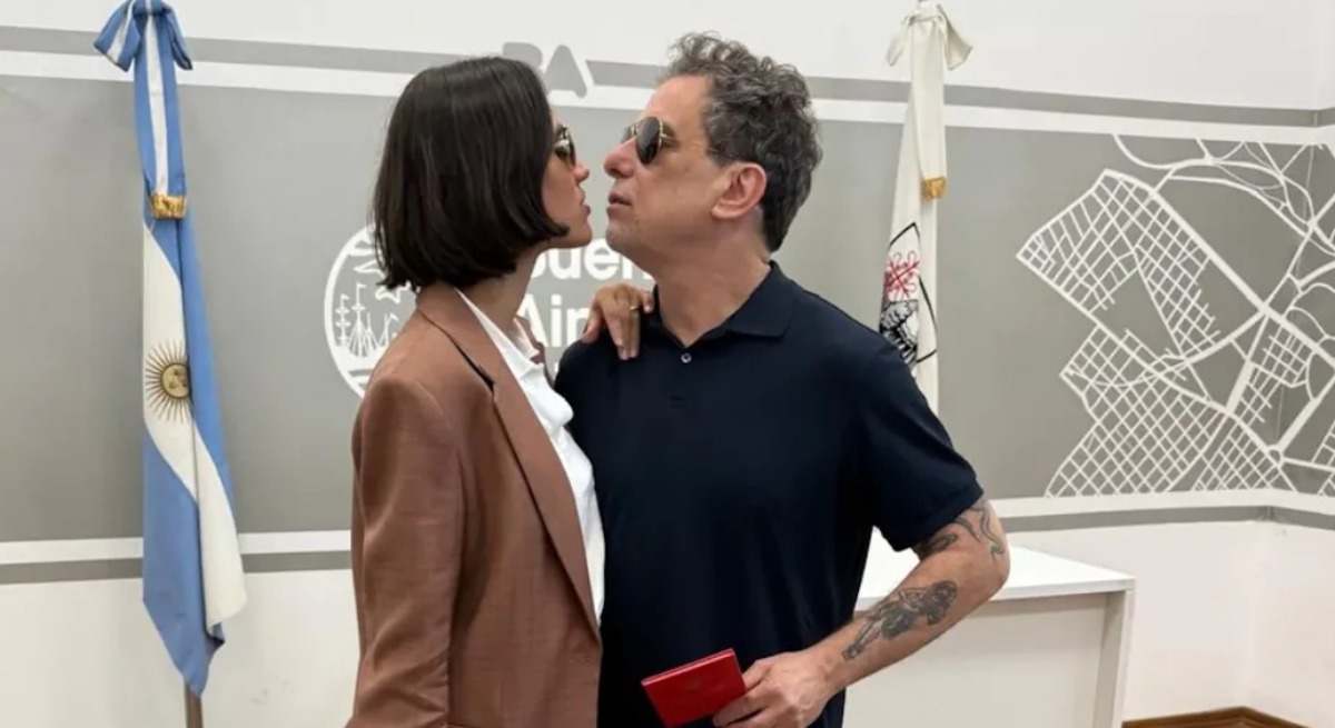 Natalí y Andrés Calamaro