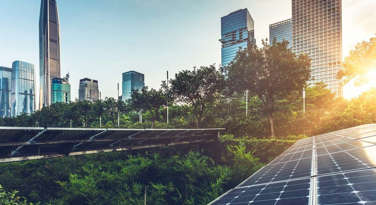 Instalación en un tejado en la ciudad china de Shenzhen