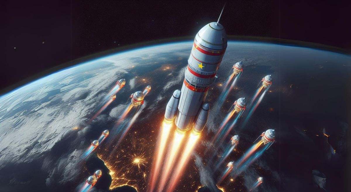 Una misteriosa nave espacial china