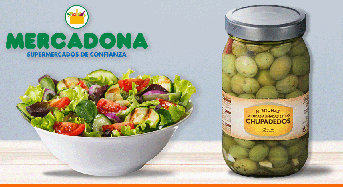 Aceitunas 'Chupadedos' de Mercadona