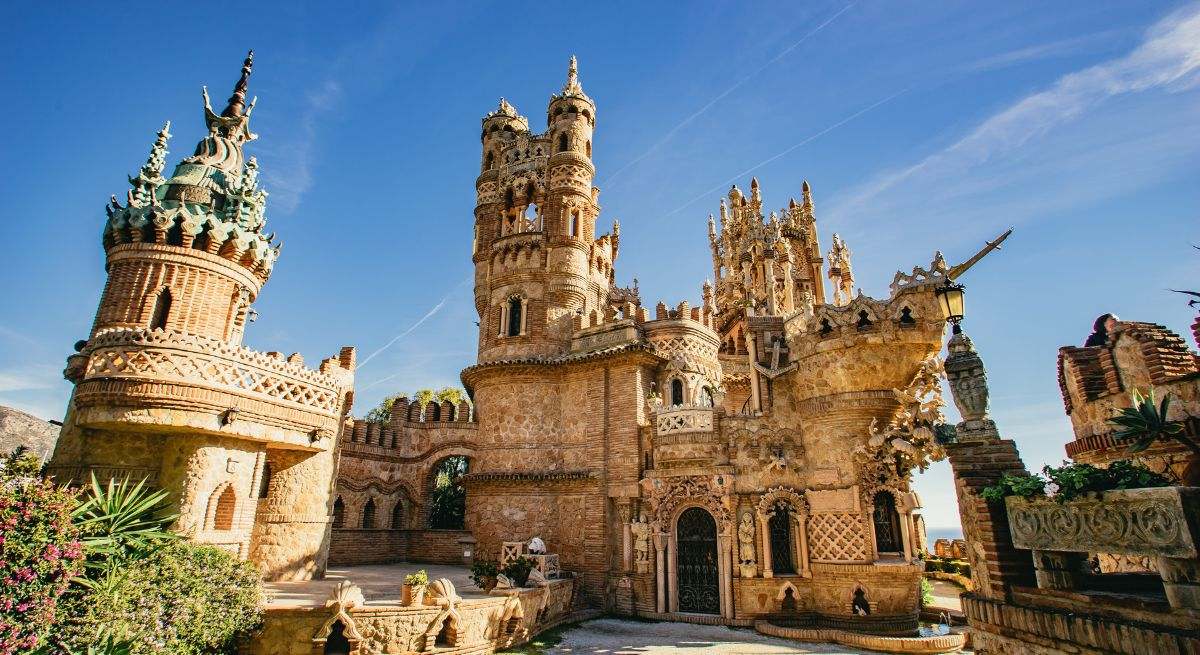 Castillo de Colomares como un homenaje a Cristóbal Colón