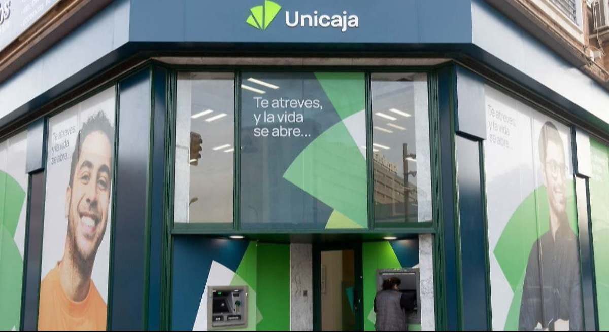 Una sucursal de Unicaja.