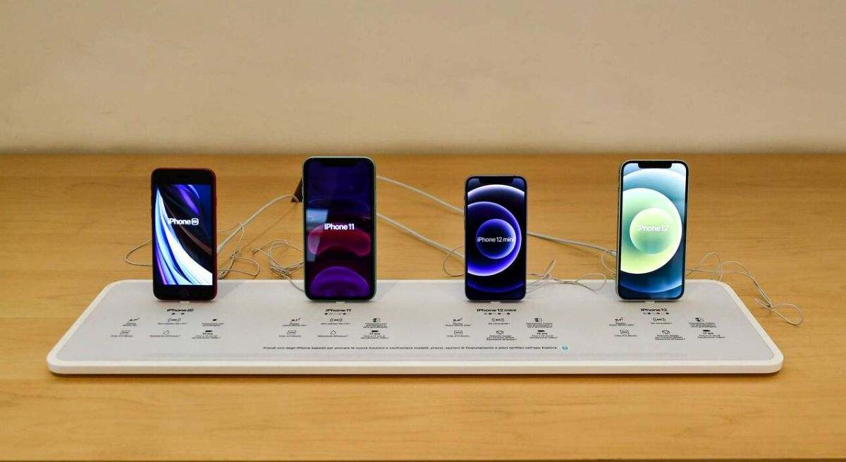 iPhone en una tienda de Apple