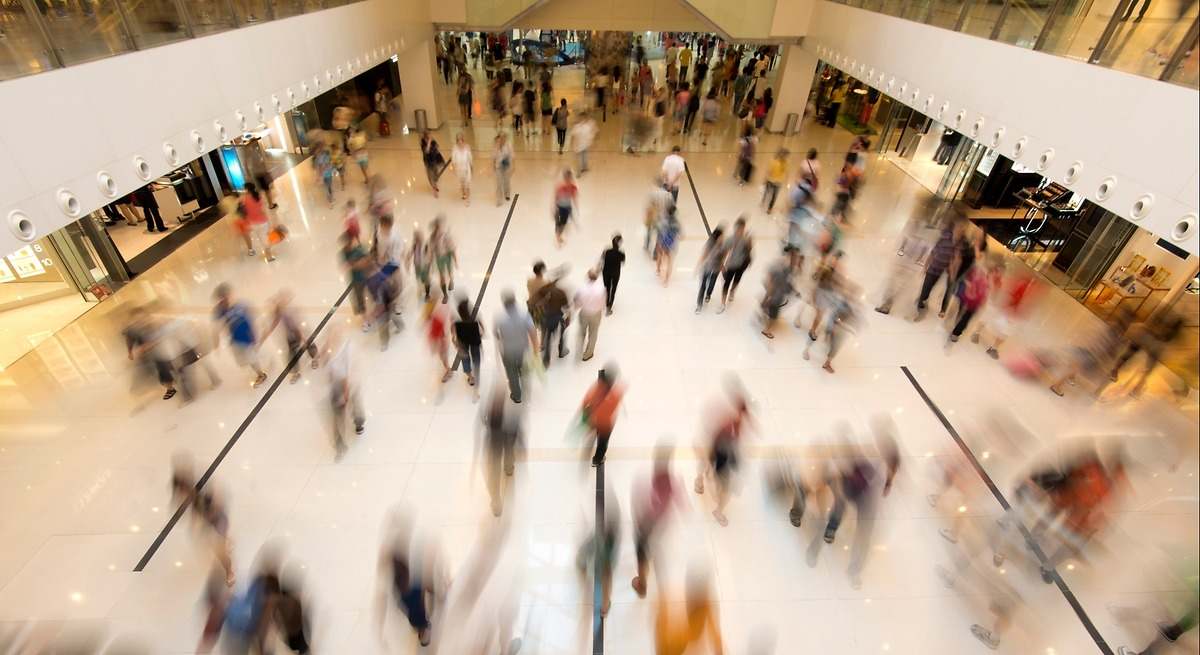 Un centro comercial