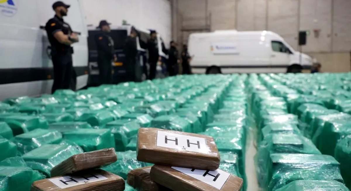 Alijo de 13 toneladas de cocaína interceptado en Algeciras.