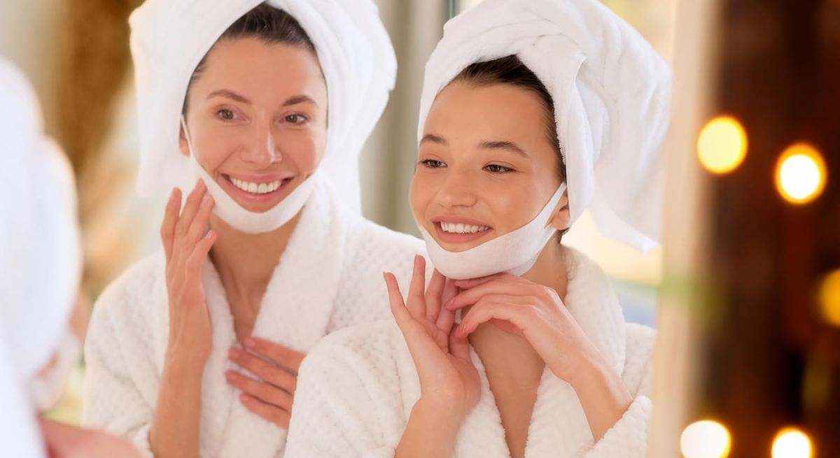 Mascarilla facial Colágeno Facial V-Line Lifting Mask de PLATIFIQUE
