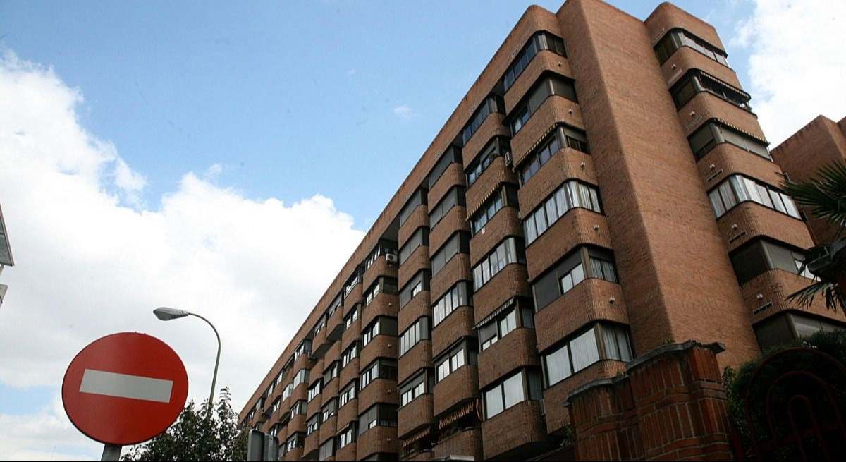 Vista de un bloque de viviendas