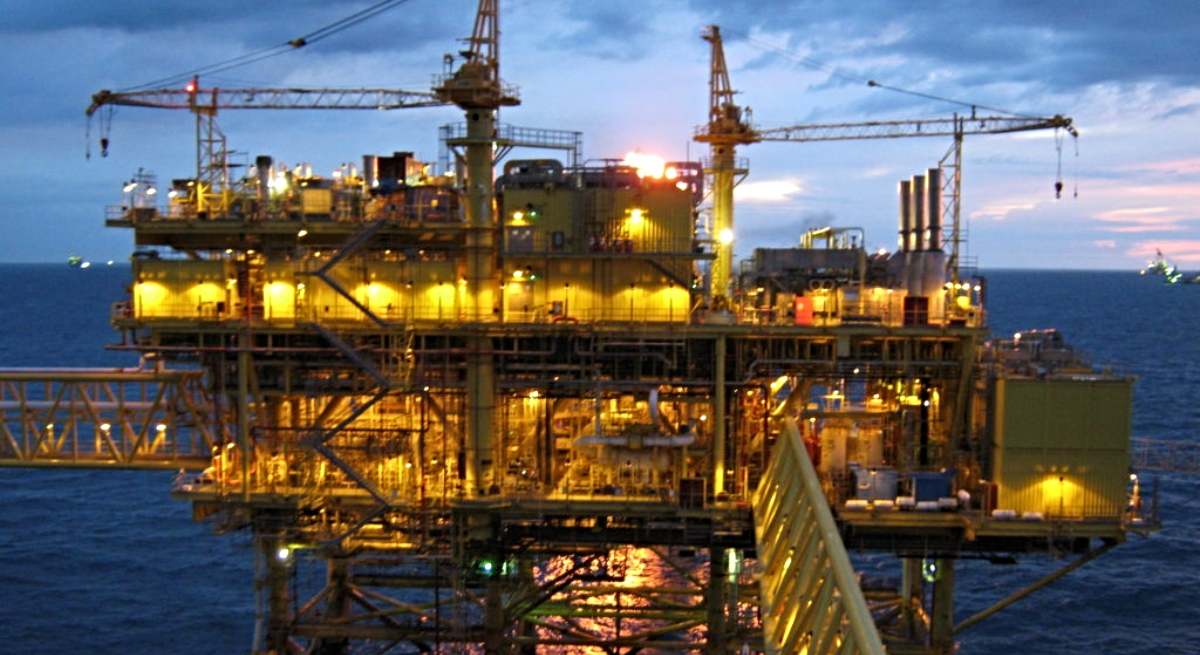 La plataforma petroleras Ku-H