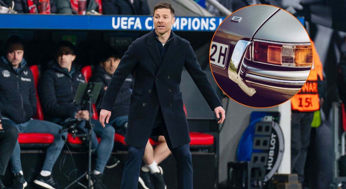 Montaje de Xabi Alonso y el faro trasero de su joya de 1965