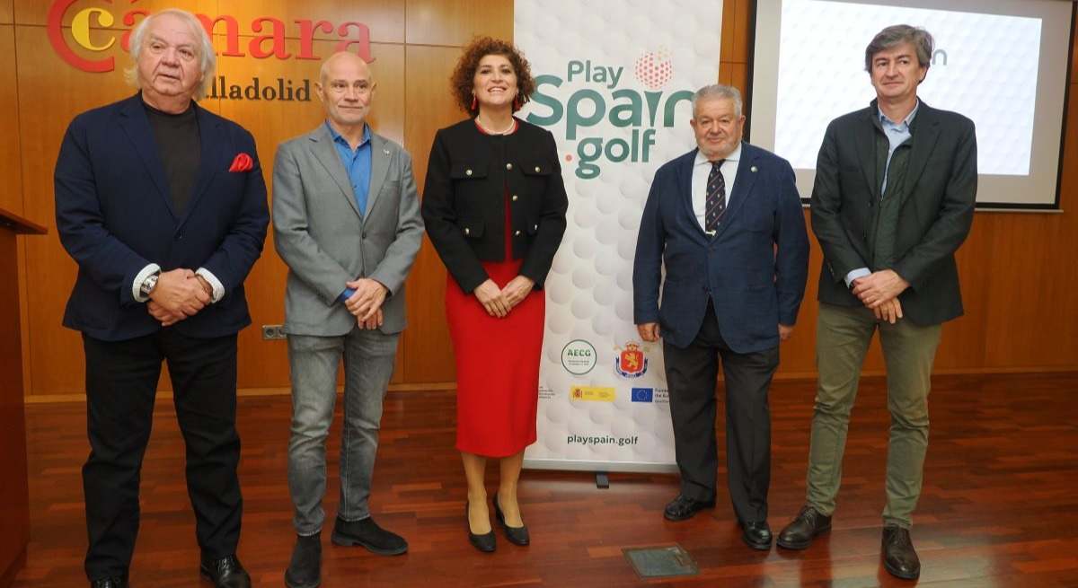 Participantes en la presentación del proyecto PlaySpain.Golf