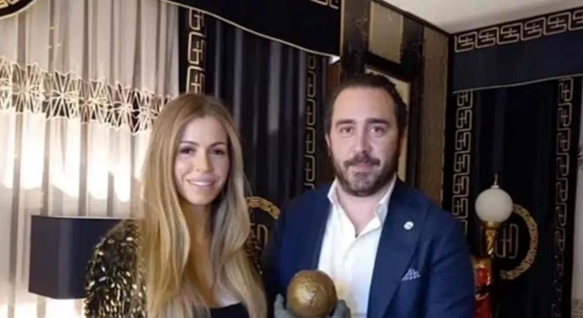 Aldama y su ex mujer