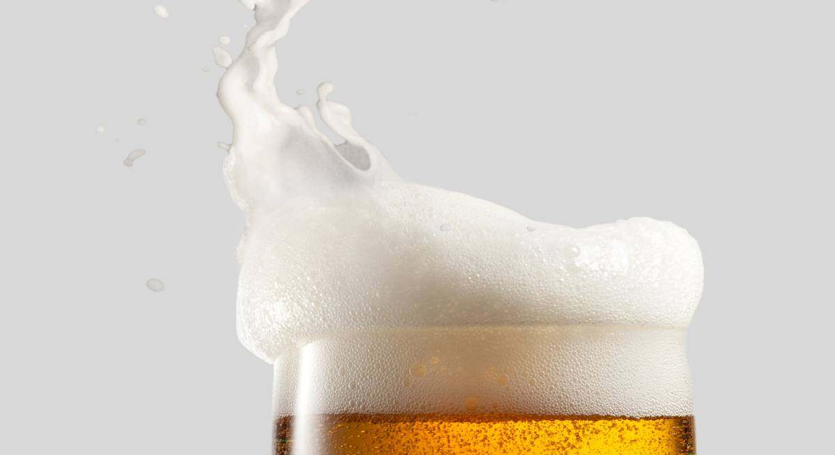 espuma cerveza