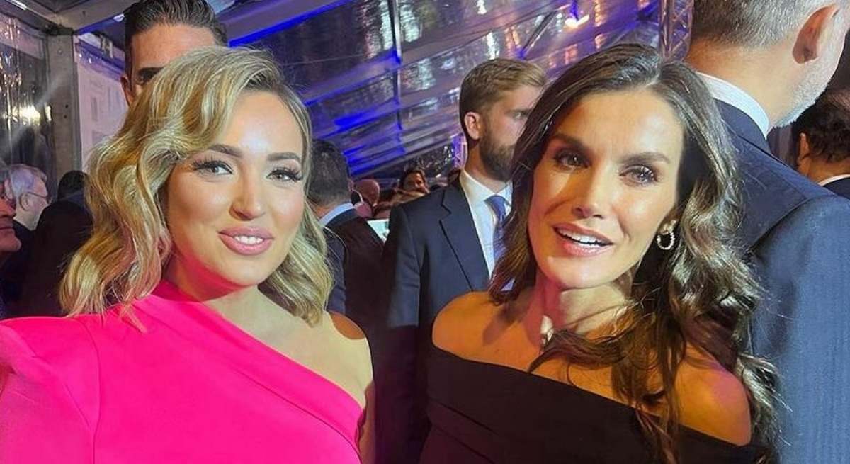 Marta Riesco y la reina Letizia