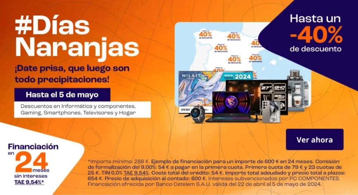 Días Naranjas de PcComponentes