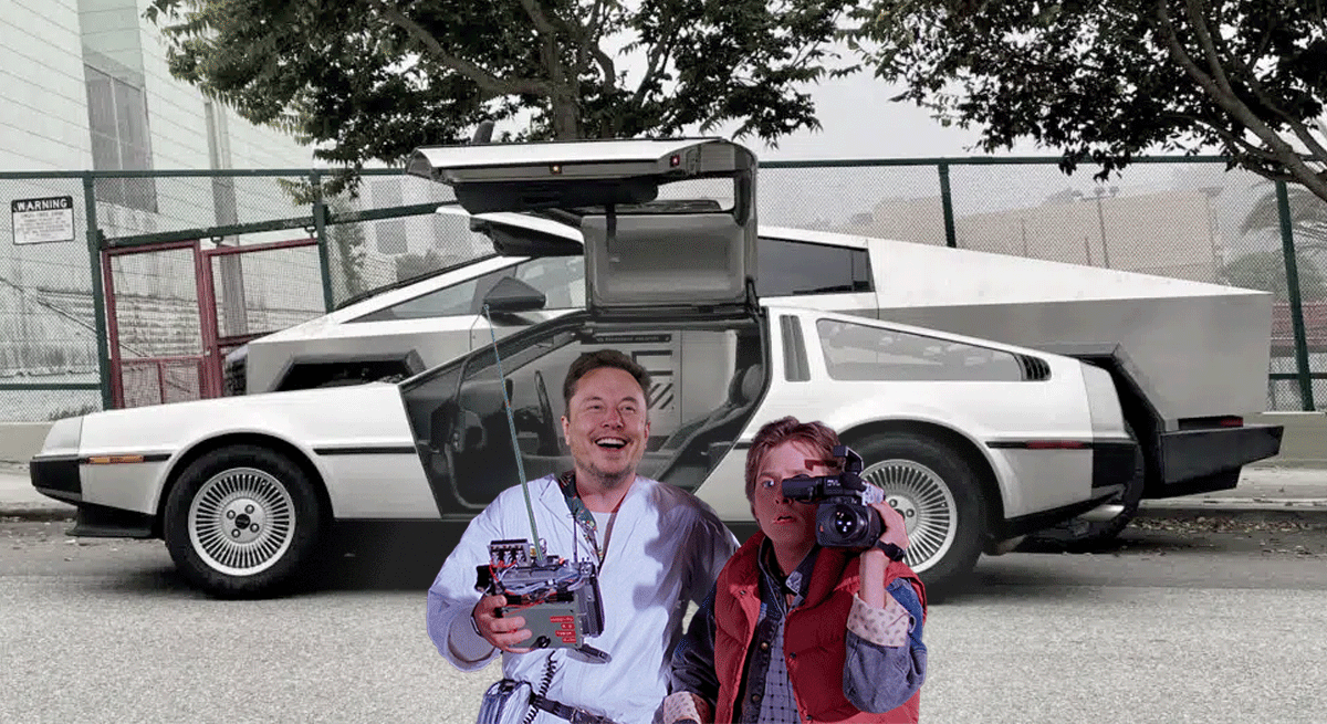 El diseñador del DeLorean opina sobre el Tesla Cybertruck de Elon Musk