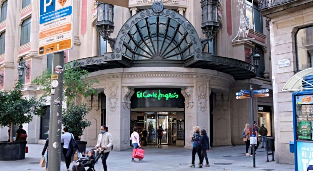 El Corte Inglés que ha cerrado este sábado