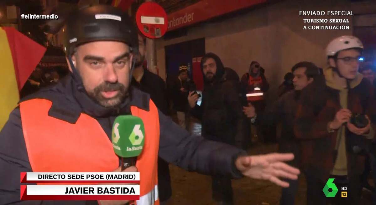 Javier Bastida manifestación Ferraz