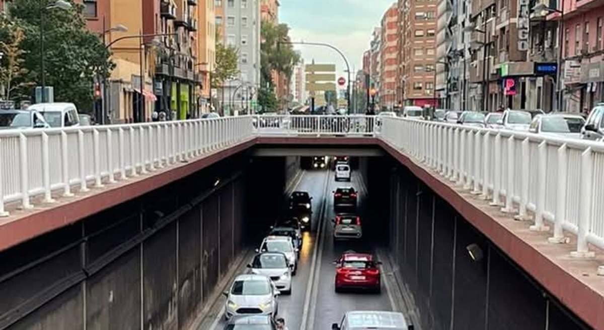Imagen del polémico túnel.