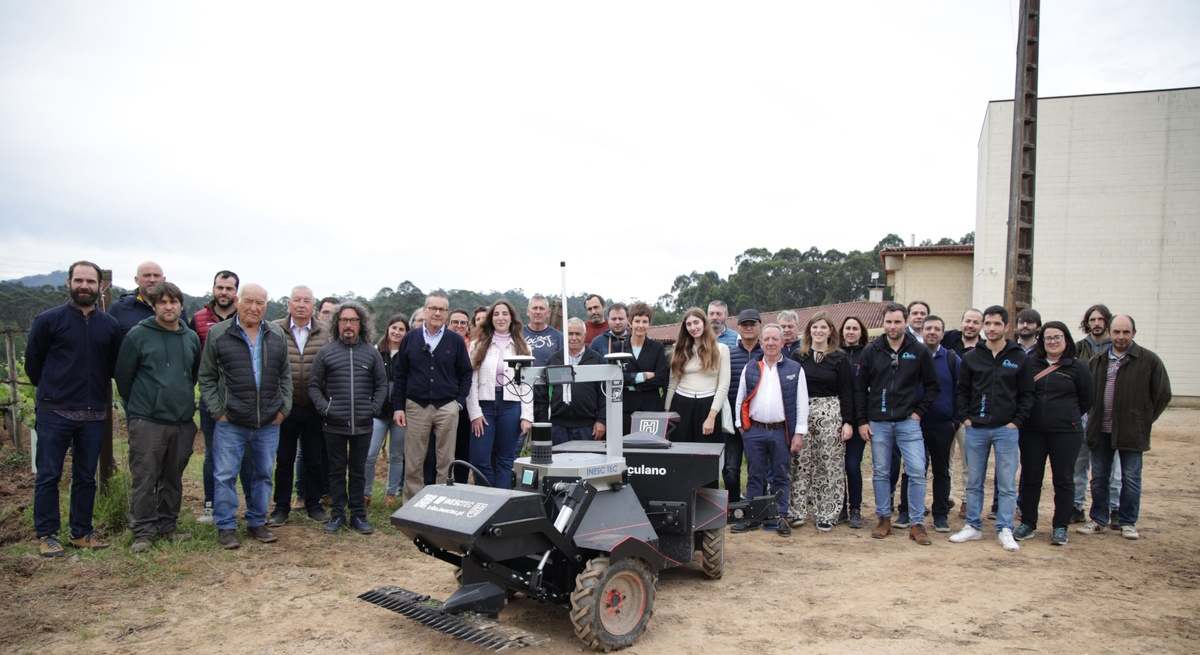 La bodega Terras Gauda se reunió con viticultores de la zona para enseñarles el proyecto Novaterra.