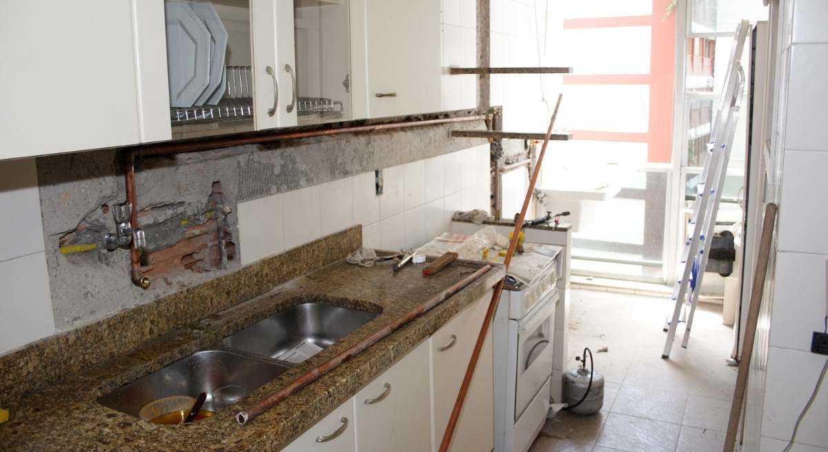 Vivienda en obras.