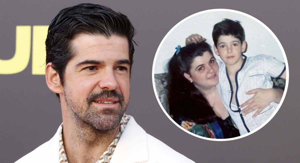 Miguel Ángel Muñoz y su madre