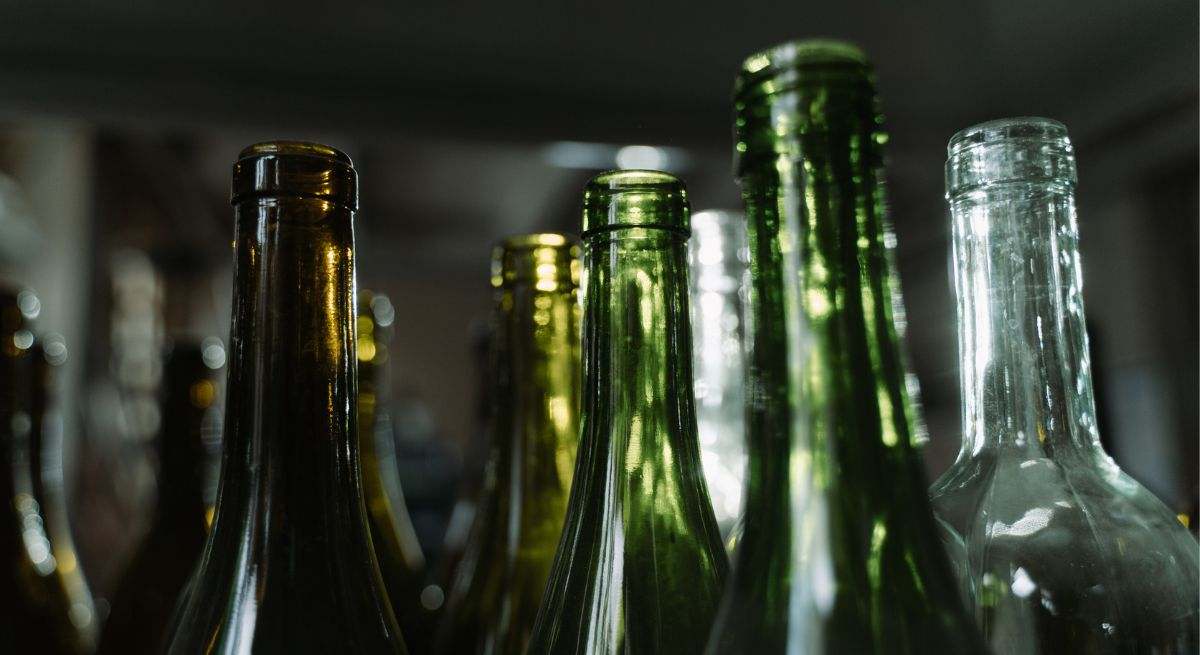 Botellas de vidrio