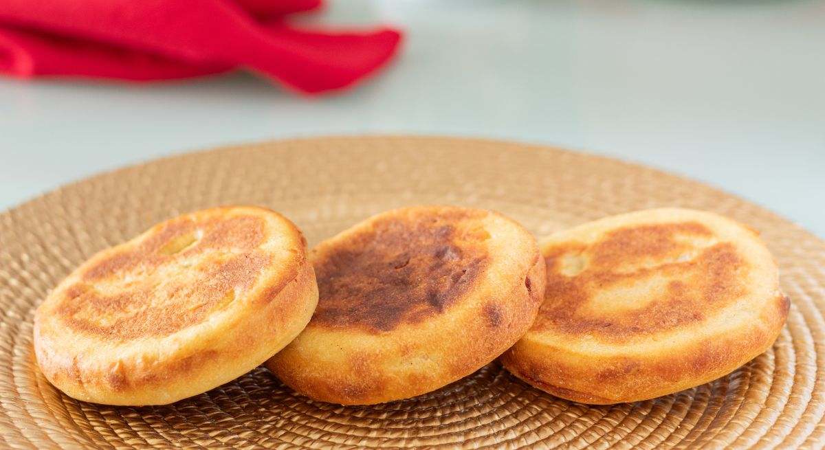 Tres arepitas de queso