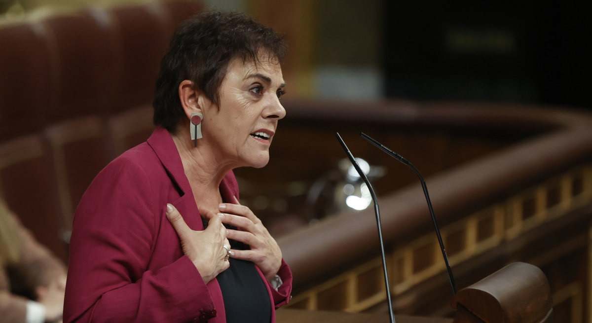 Mertxe Aizpurua, portavoz de Bildu en el Congreso de los Diputados.