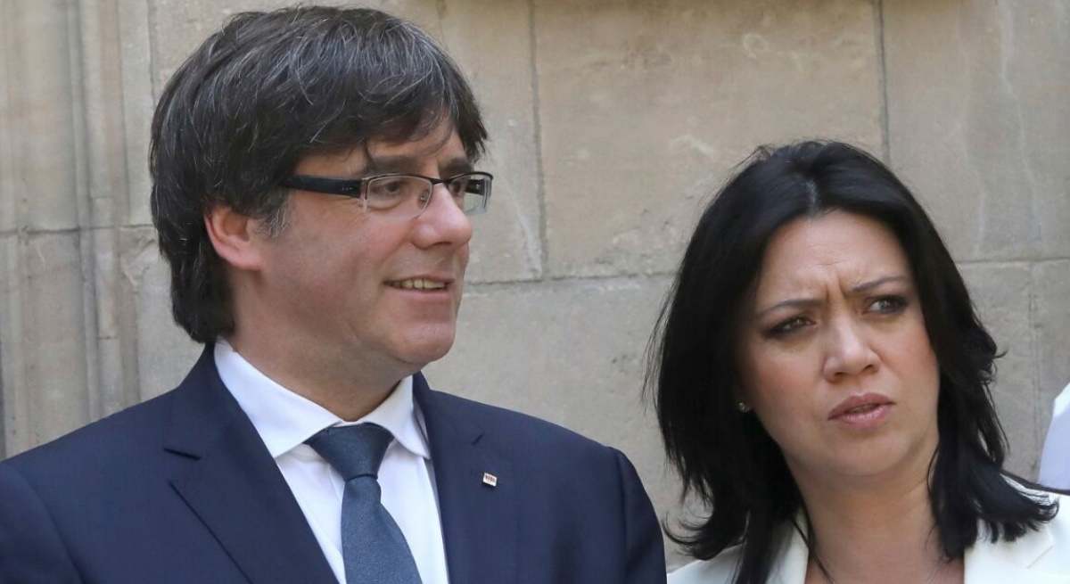 Mujer de Puigdemont