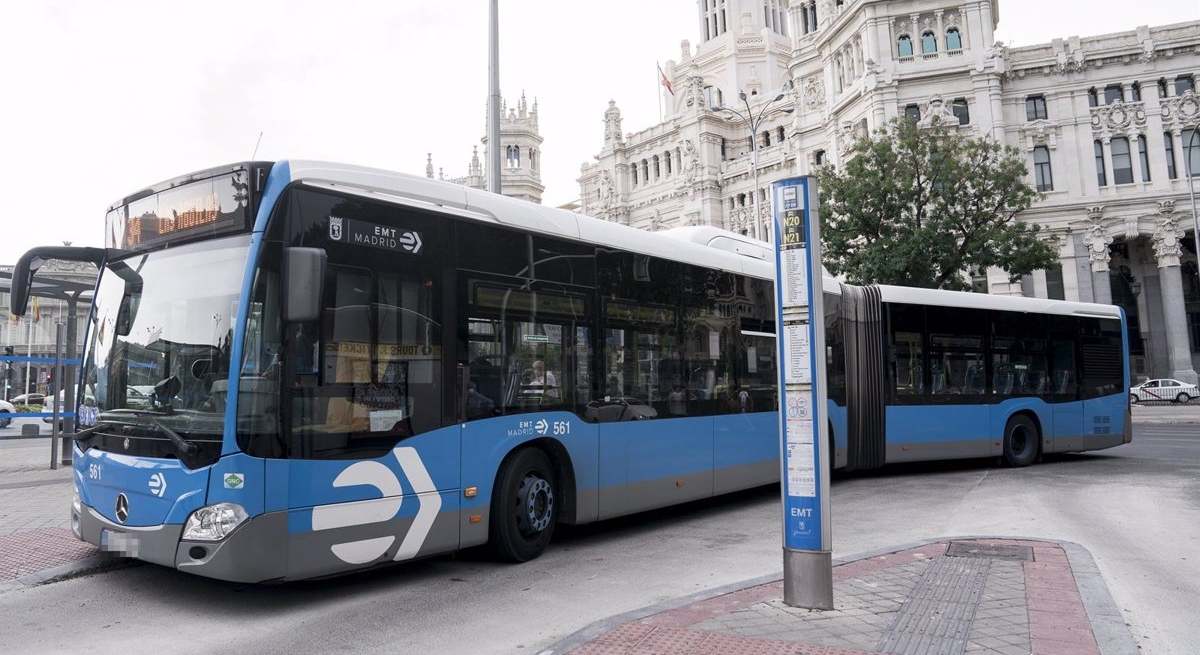 Un autobús madrileño de la EMT / EP