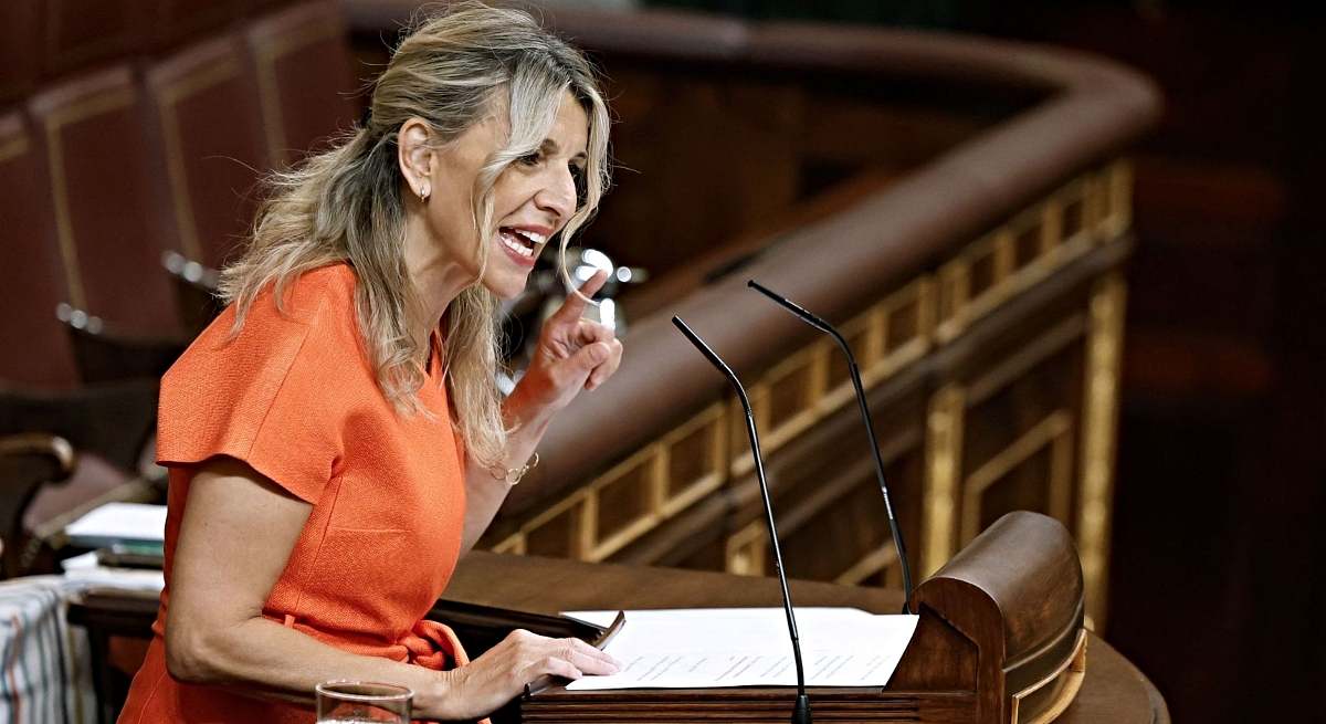 Yolanda Díaz en el Congreso de los Diputados / EP