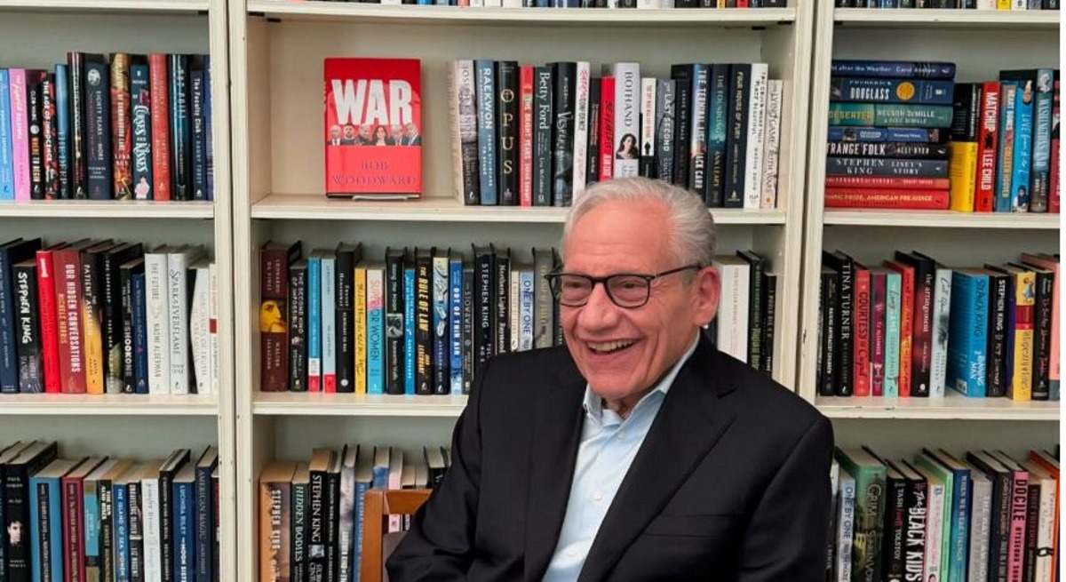 El periodista y autor del libro Bob Woodward. Fuente: Instagram.