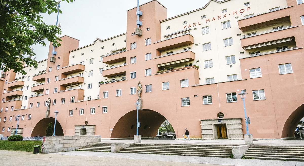 Edificio de vivienda social en Viena
