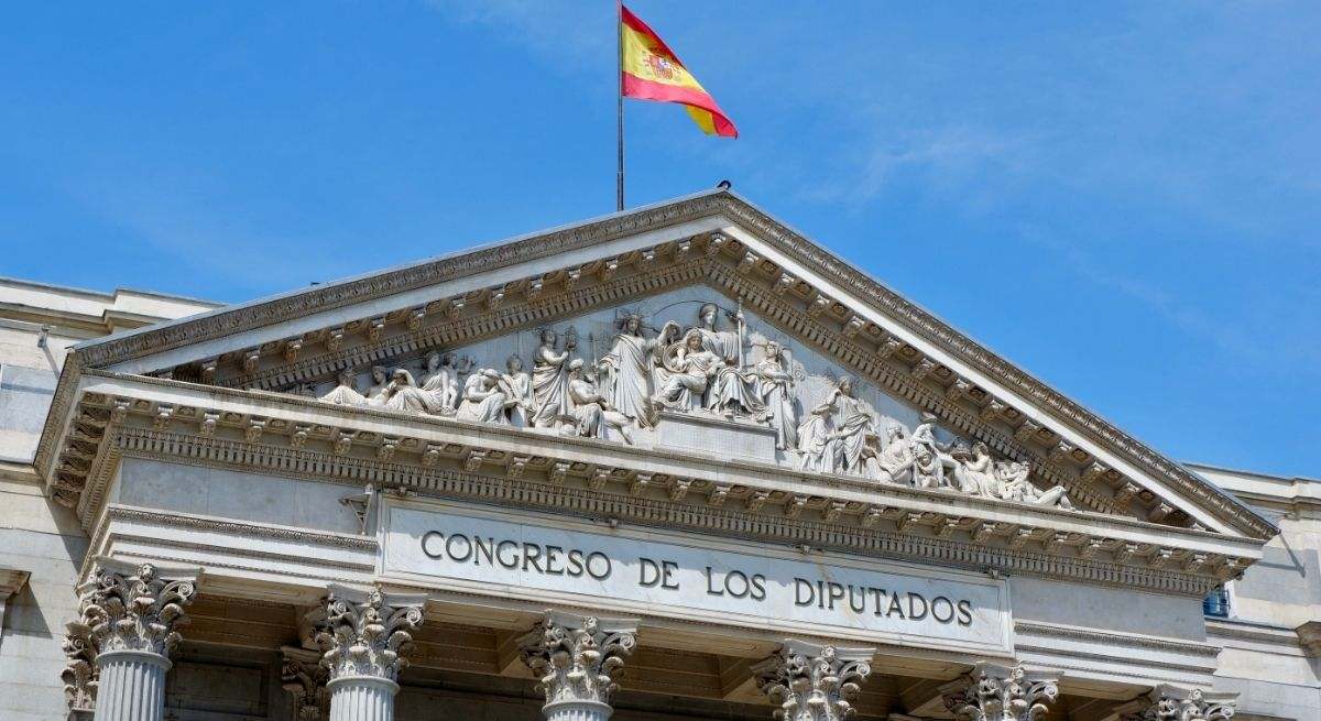 Exterior del Congreso de los Diputados