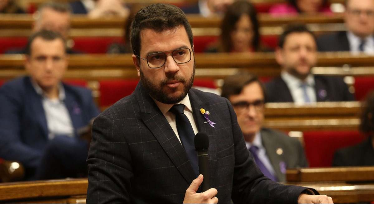 El presidente de la Generalitat, Pere Aragonès.